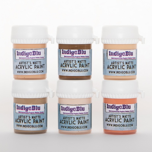 Artist's Matte Acrylic Paint Set - Skin Tones - (20ml x 6)